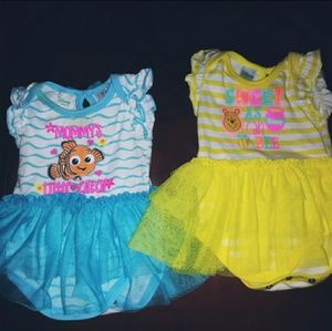 NEVER WORN disney baby dresses